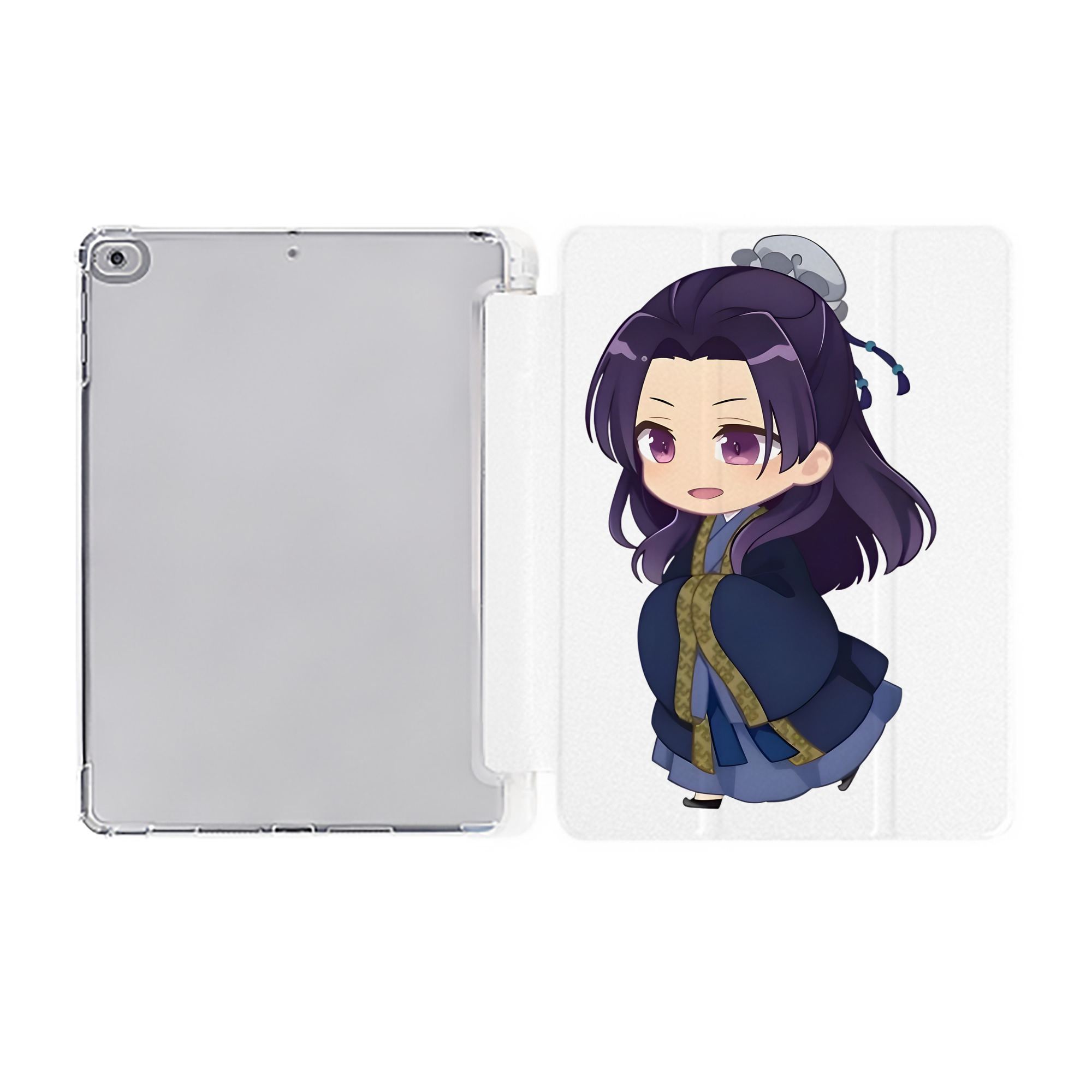 （画像用） 薬屋のひとりごと The Apothecary Diaries IPad ケース ペン収納付き 三つ折りスタンド PUレザー×シリコン 対応機種9.5/10.5/10.9インチ